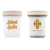 Herbgal Hustlin 8oz Re-Stash Jar - White/Gold - Boveda Pack Included